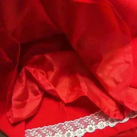 Kate Spade Luna red fluted sleeve wool shift dress - Picture 11 of 13